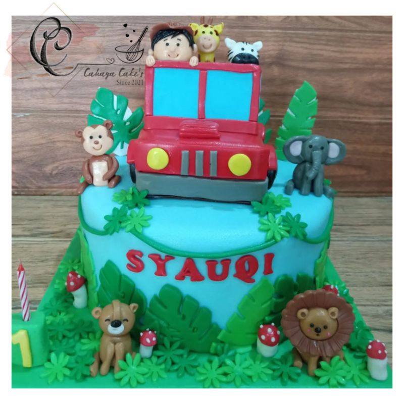 

Kue Ulang Tahun Mobil / Kue Ultah Karakter Hewan / Animal Cake