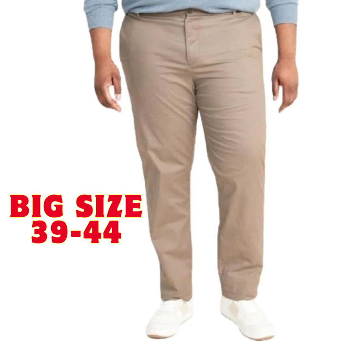 Celana Panjang Chino Big Size Super Big Jumbo Bahan Twill Stretch Melar