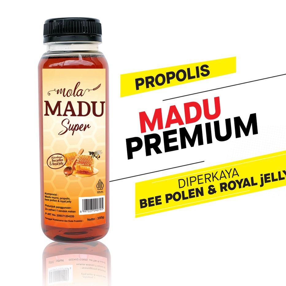 

Ready Stock Mola Madu Super Murni 350 gram | Madu Asli Premium ➙➼✦❃