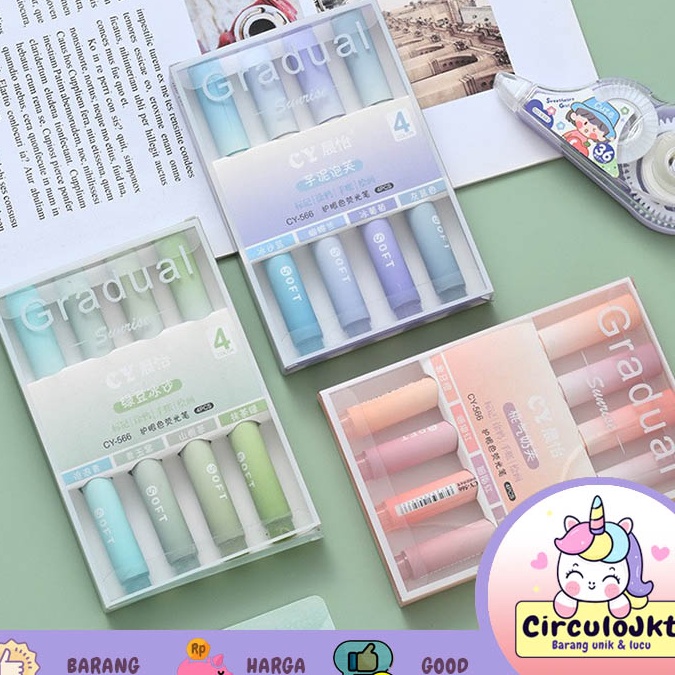 

Baru 1 SET ISI 4 HIGHLIGHTER WARNA SOFT LEMBUT AESTHETIC STABILO/ 1 SET STABILLO SKETCH MARKER ART PAINTING