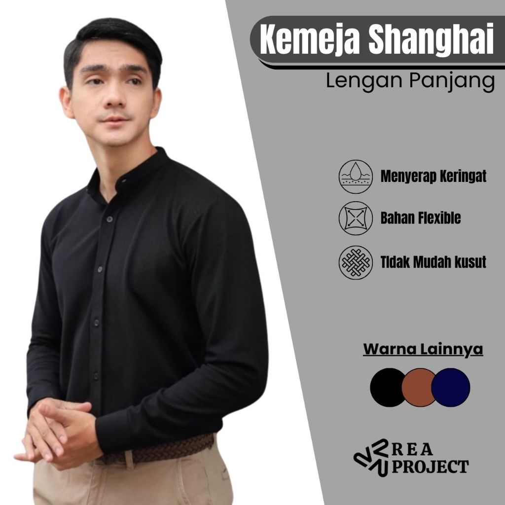 Kemeja Pria Lengan Panjang Size M L XL XXL XXXL | Kemeja Formal Long Sleeve Polos Terbaru | Kemeja P