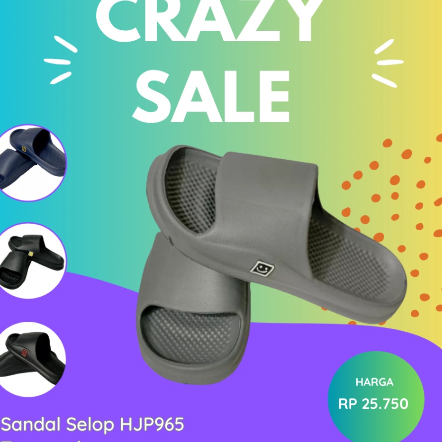 Paling Murah [Crazy Sale] EEPRO.ID Sandal Selop HJP965 Termurah COD ready Harga Termurah.