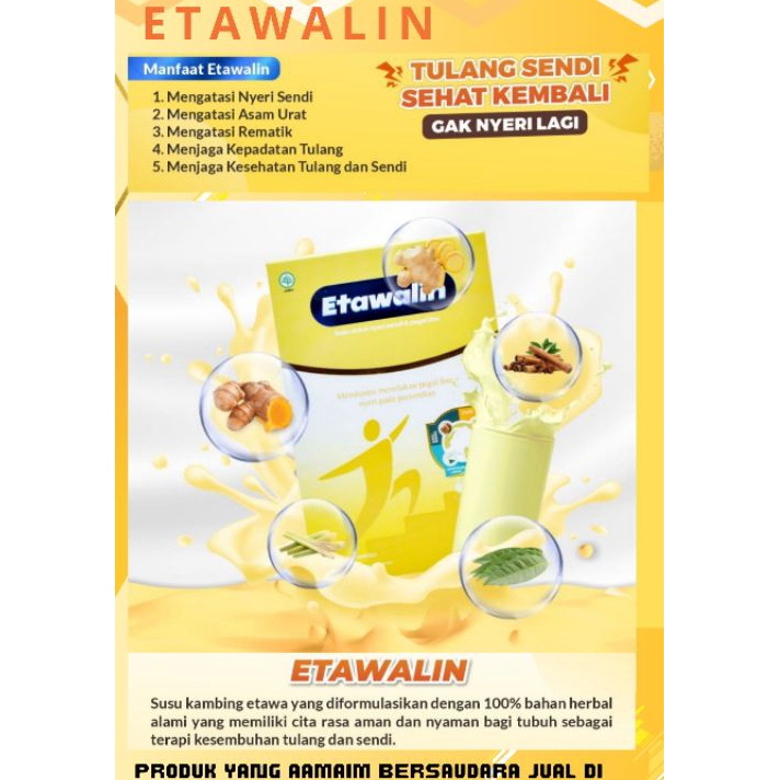 

Ready Etawalin - Susu Untuk Membantu Meredakan Pegal Linu, Nyeri Sendi ➙➼✦❃