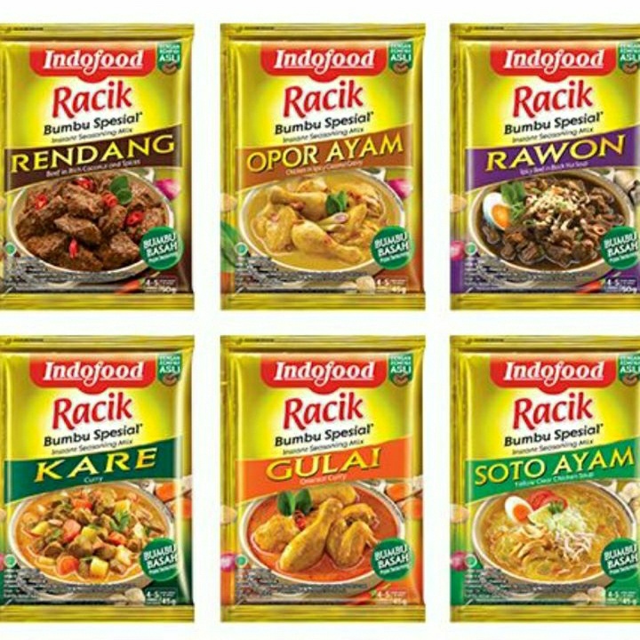 

Laris Racik Bumbu Spesial Indofood Rendang / Opor / Kare / Soto / Gulai / Rawon Serba Murah