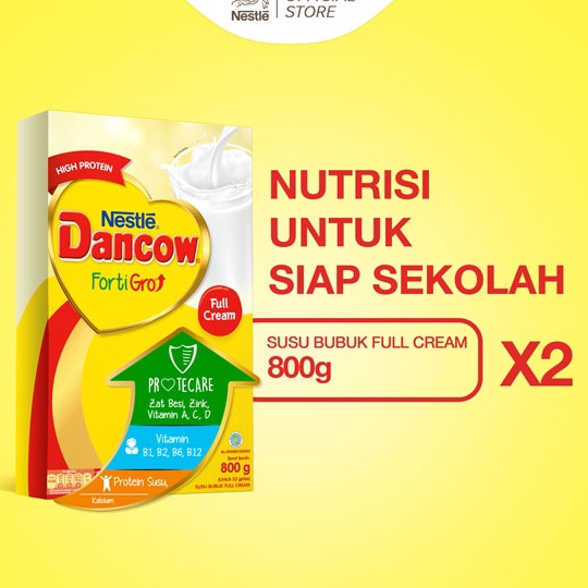 

[KODE FC8YD] DANCOW Fortigro Susu Bubuk Susu Anak Full Cream 2x780g