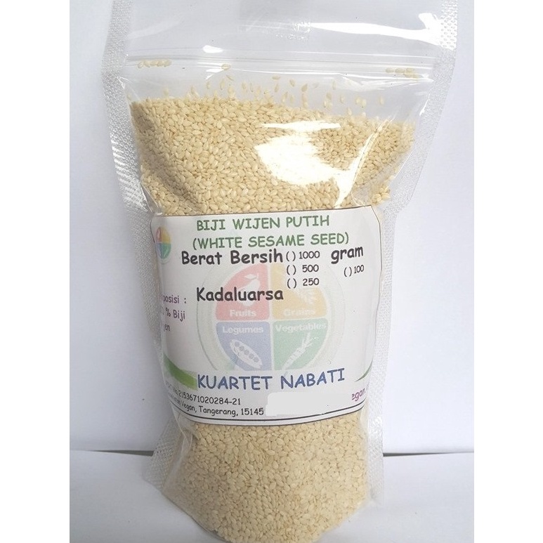

Sale 250gr Roasted Wijen Putih / White Sesame Seed - Oven - Sangrai ➹→❆❂