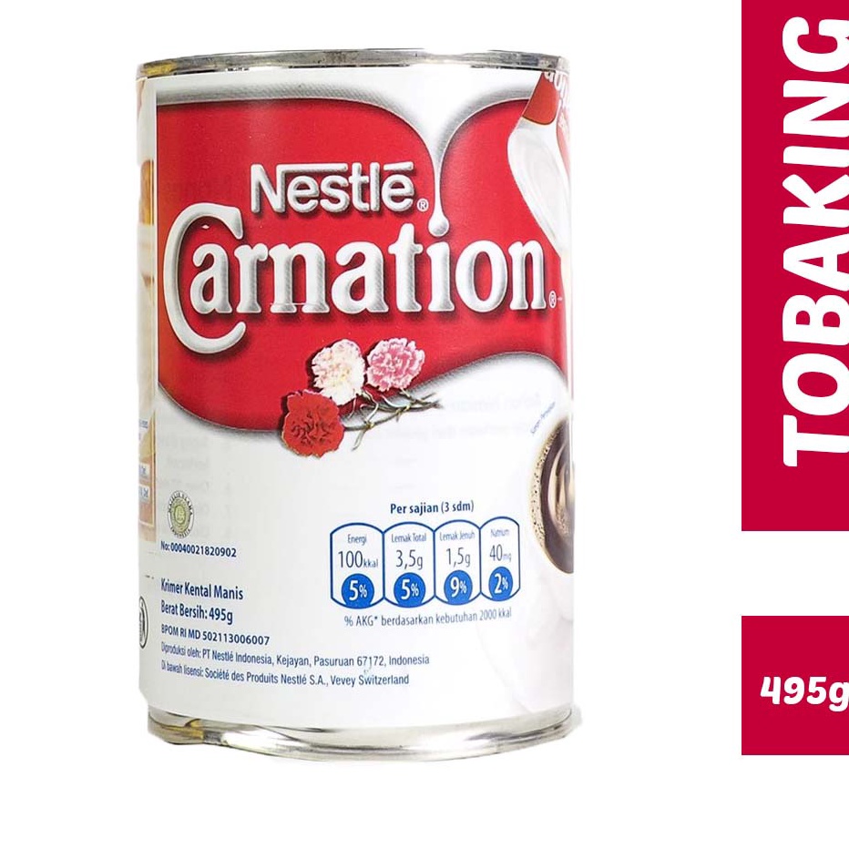 

[KODE 70WNL] Susu Carnation Besar 495 gr Nestle krimer kental manis SKM