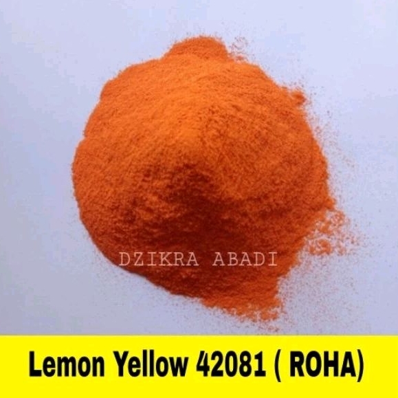 Pewarna Makanan Bubuk Lemon Yellow 42081 ROHA 500 gr