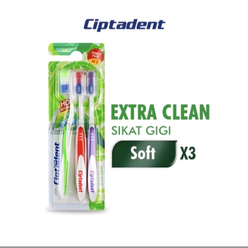 SIKAT GIGI CIPTADENT SOFT  ISI 3