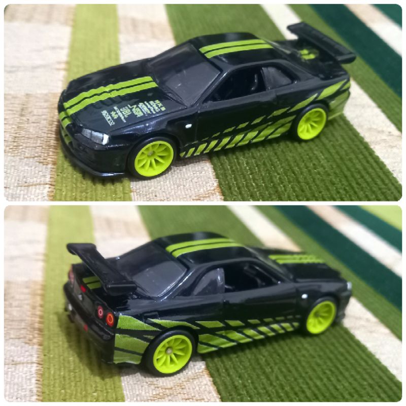 Hotwheels Hot Wheels Nissan Skyline R34 BNR 34 CUSTOM FAST N FURIOUS NO SUPRA MK4 HONDA CIVIC