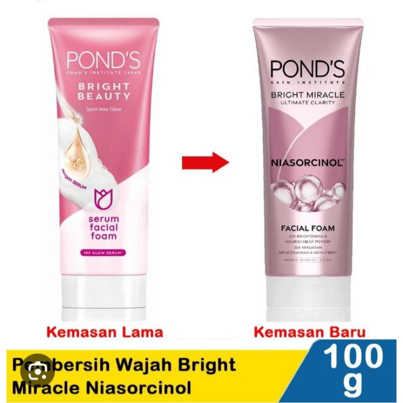 Ponds serum facial foam 100ml
