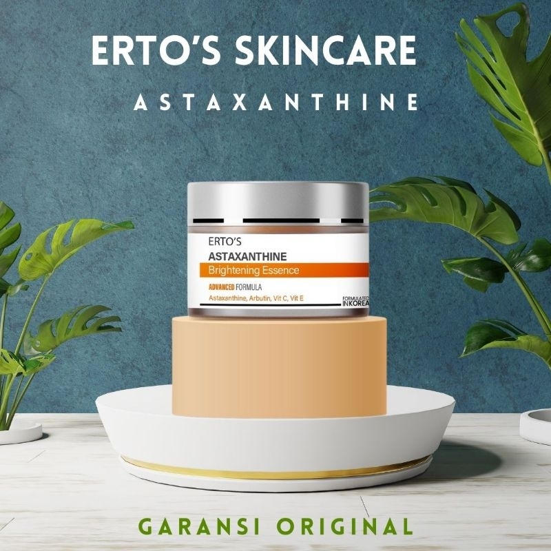 ORI Ertos Cream Krim Penghilang Menghilangkan Flek Hitam Membandel Bpom - Erto's Astaxanthine