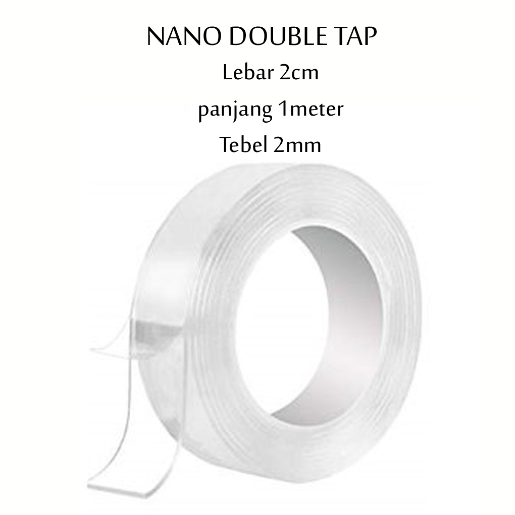 

Double Tape Bening Bolak - Balik / Solasi Double Tape