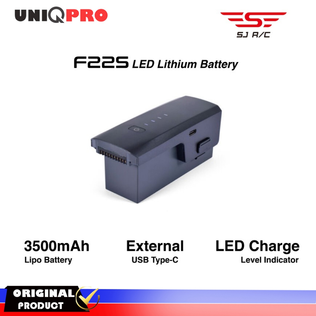 BATERAI SJRC F22S ORIGINAL BATTERY BATRE DRONE SJRC F22S PRO ORIGINAL