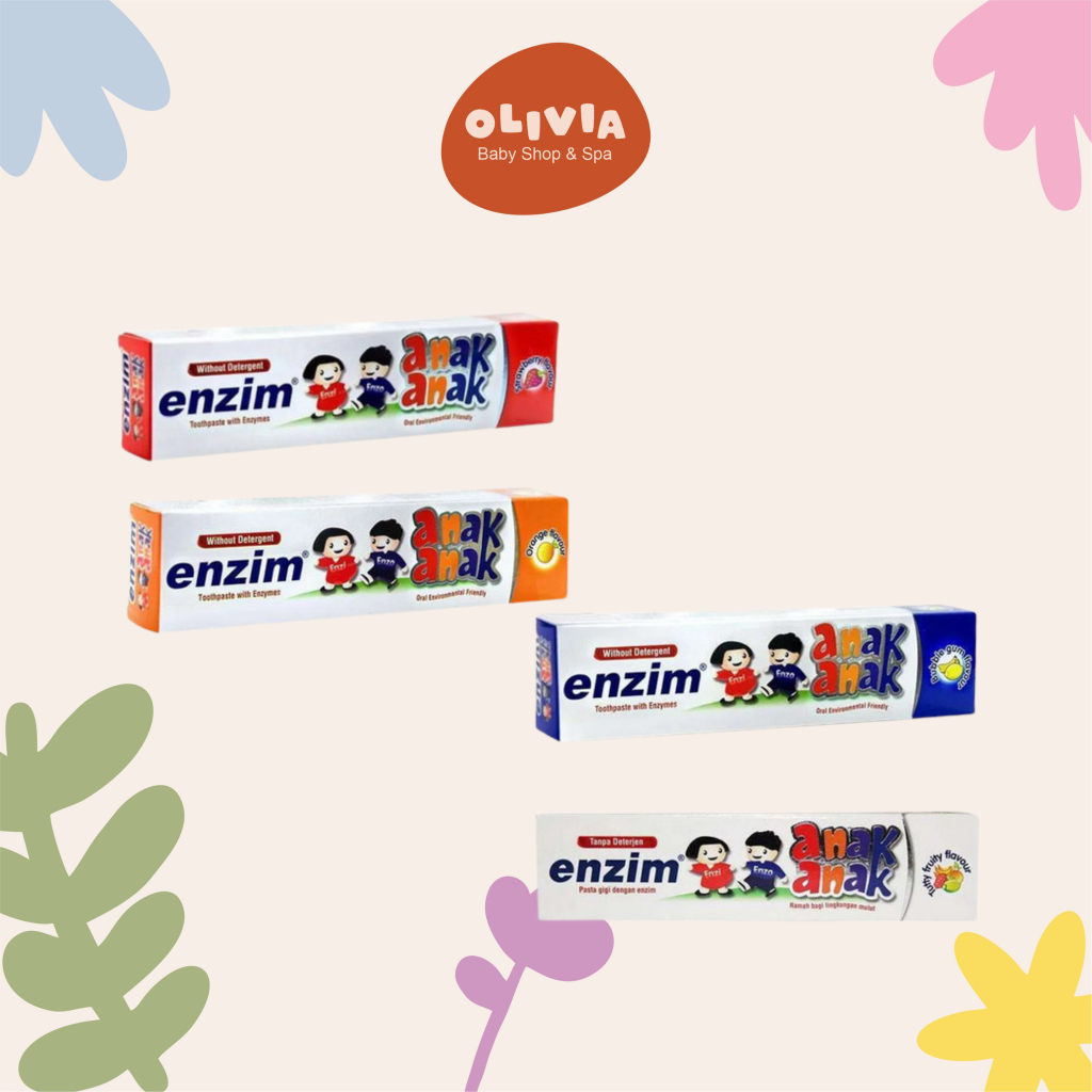 Enzim Pasta Gigi Anak 42gr & 63gr / Pasta Gigi Anak Enzim