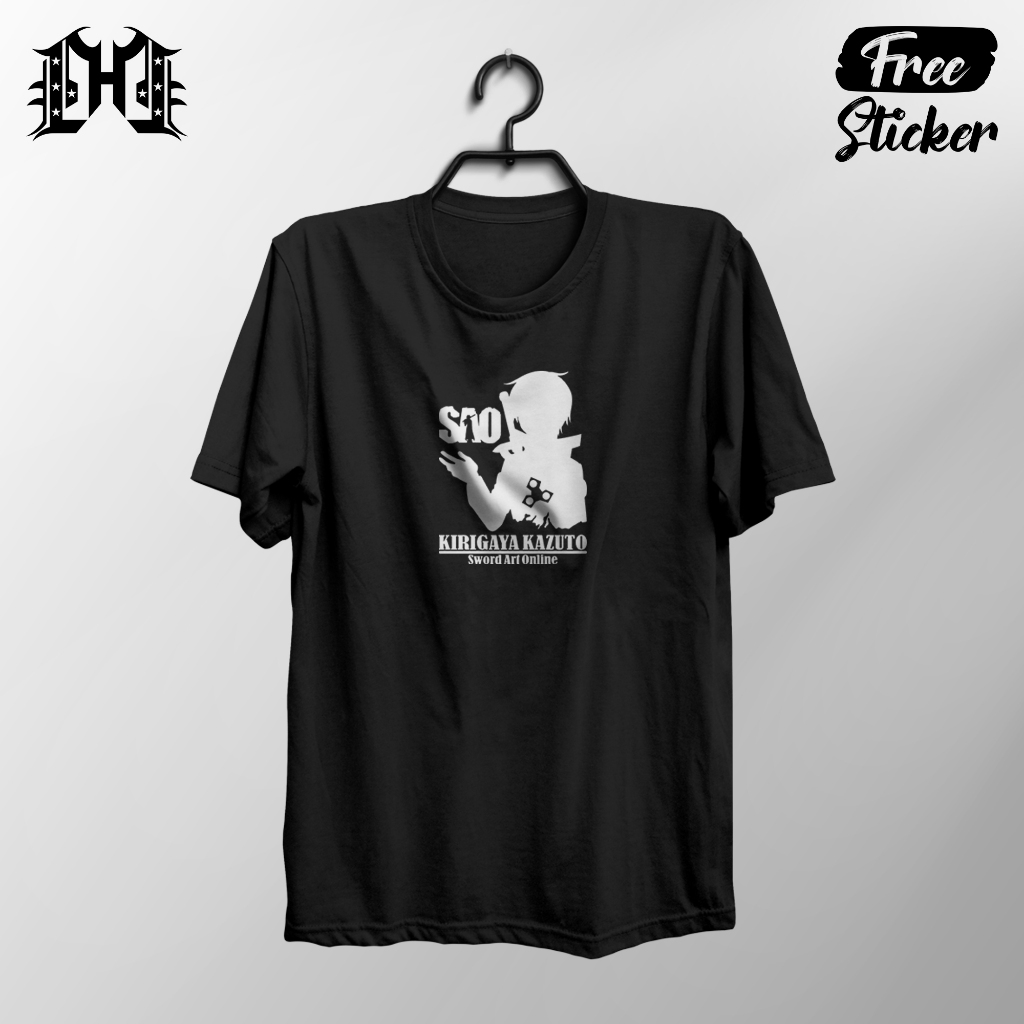 Kaos Kirito Kirigaya Kazuto Anime Sword Art Online