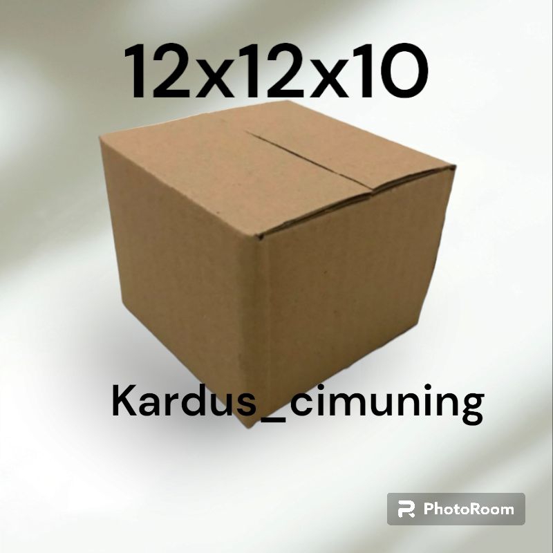 

kardus box packing 12x12x10