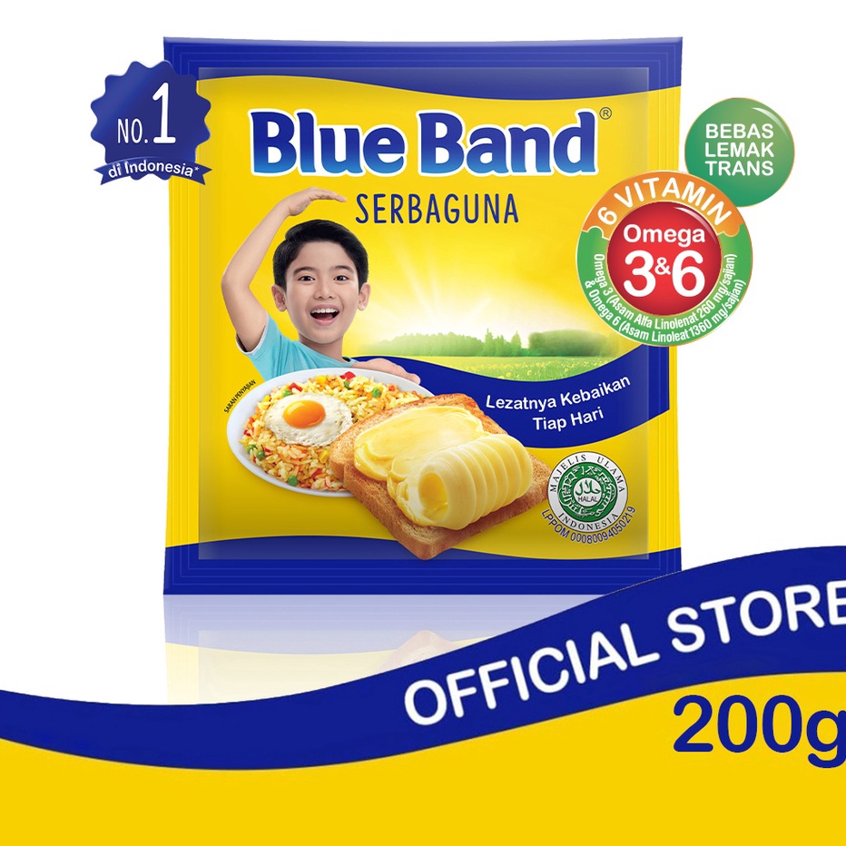 

[KODE PRODUK CS0BW7664] Blue Band Serbaguna Margarin Masak 200 gr