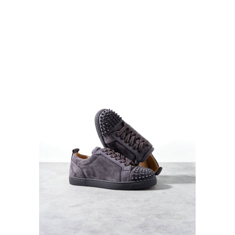 CHRISTIAN LOUBOUTIN LOUIS JUNIOR SPIKE SMOKY