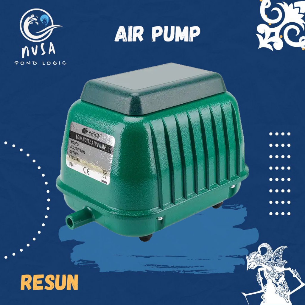 Air Blower Kolam Septic Akuarium Resun LP 60 Air Pump Aerasi Udara
