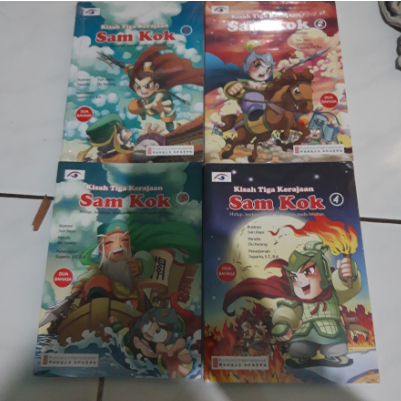 set sam kok kisah tiga kerajaan 1-4