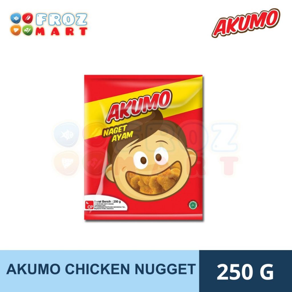 

Akumo Chicken Nugget 250g / Naget Ayam Akumo / Nuget 250g