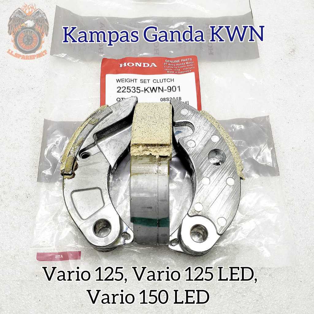 KAMPAS GANDA CVT KWN KAMPAS KOPLING SENTRIFUGAL VARIO 125 VARIO 125 LED VARIO 150 LED PRESISI KANVAS