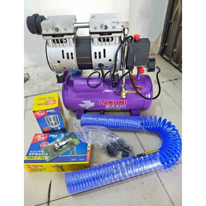PAKET CAT KOMPRESOR LAKONI OILES BASIC 9S
