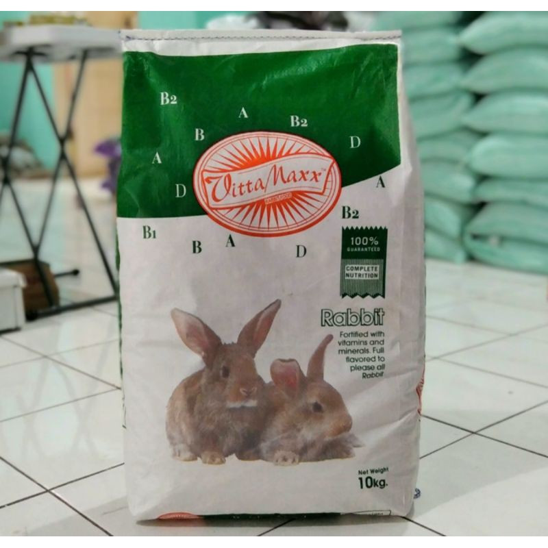 Makanan Kelinci Vitamax Rabbit Food 10kg (Go-jek Only) Pelet Kelinci Vitamax 10kg