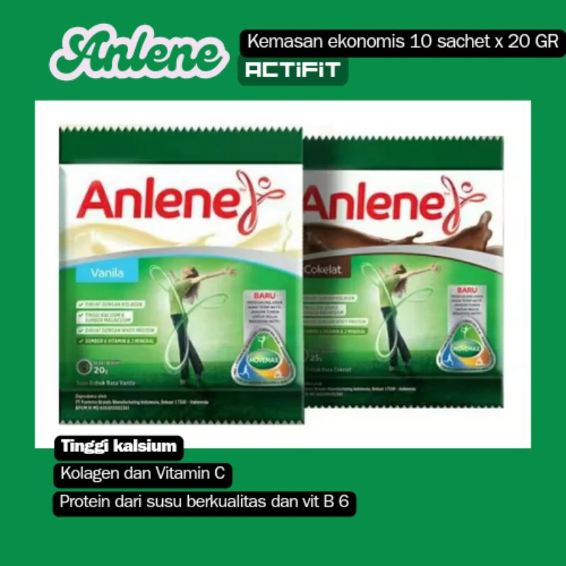 

Susu Anlene Actifit renceng-Susu Anlene Gold Tinggi Kalsium-Susu Anchor Protein Plus