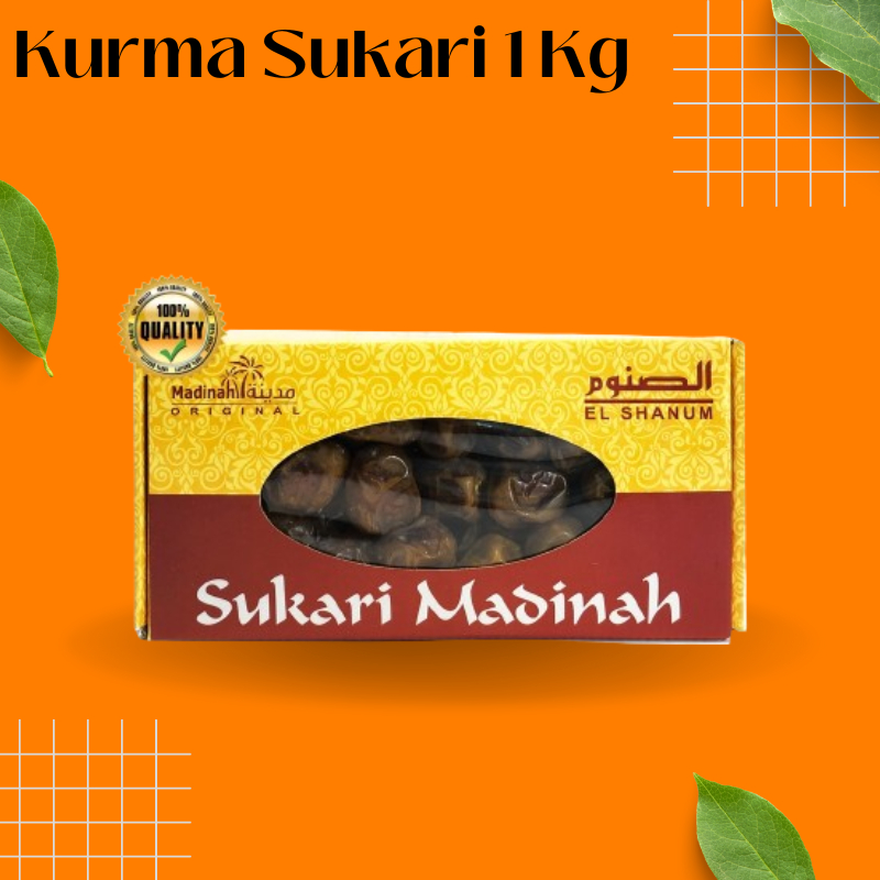 

Kurma Sukari 1 Kg Besar2 Sortiran / Sukkari Madinah Al Qosim Basah / Kurma Sukari Raja Premium / Oleh Oleh Haji Umroh / Kurma Maryam