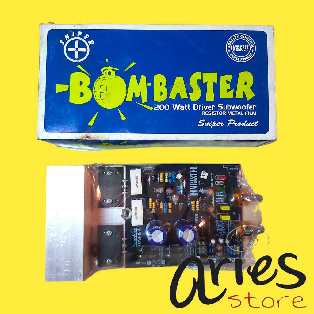 KIT BOMBASTER 200 WATT DRIVER SUBWOOFER