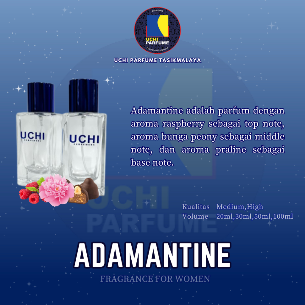Uchi Parfume Refill Parfum ADAMANTINE (20ML,30ML,50ML,100ML)