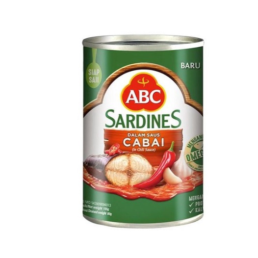 

[KODE ZQHMM] sarden ABC 155 gram sarden kaleng