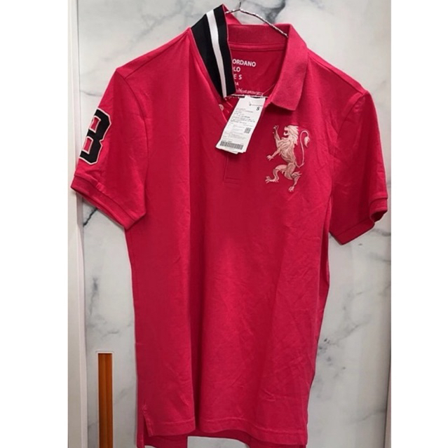 NEW POLO SHIRT MENS GIORDANO 3D LION ORIGINAL | KAOS POLO 3D LION GIORDANO ORIGINAL
