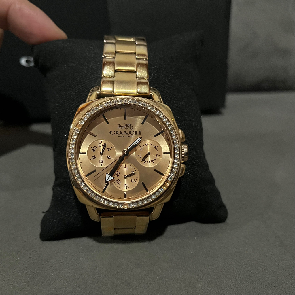 Jam Tangan Wanita COACH 14503131 Rosegold Original Preloved Second