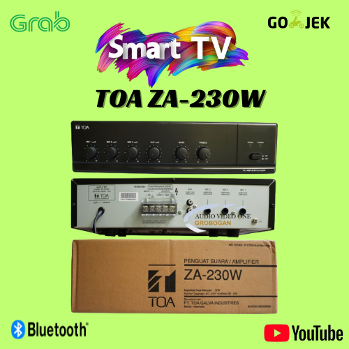 AMPLIFIER TOA ZA-230W / ZA 230W / ZA 230 W POWER 30 WATT MIXER AMPLIFIER GARANSI RESMI TOA