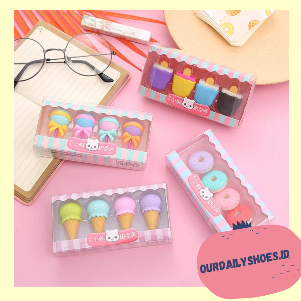 

★ODS★ Penghapus Pensil Lucu Model Ice Cream