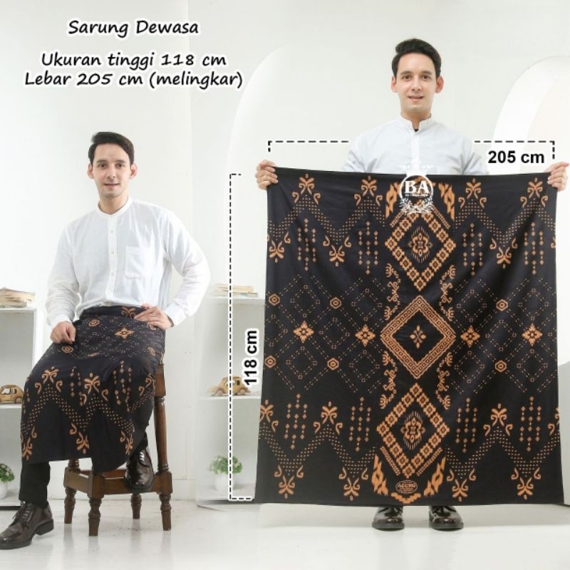 Sarung Batik Pria Katun Rayon Premium