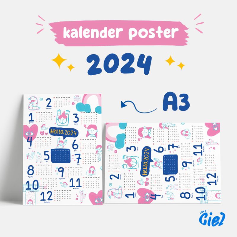 

KALENDER POSTER AESTHETIC TAHUN 2024