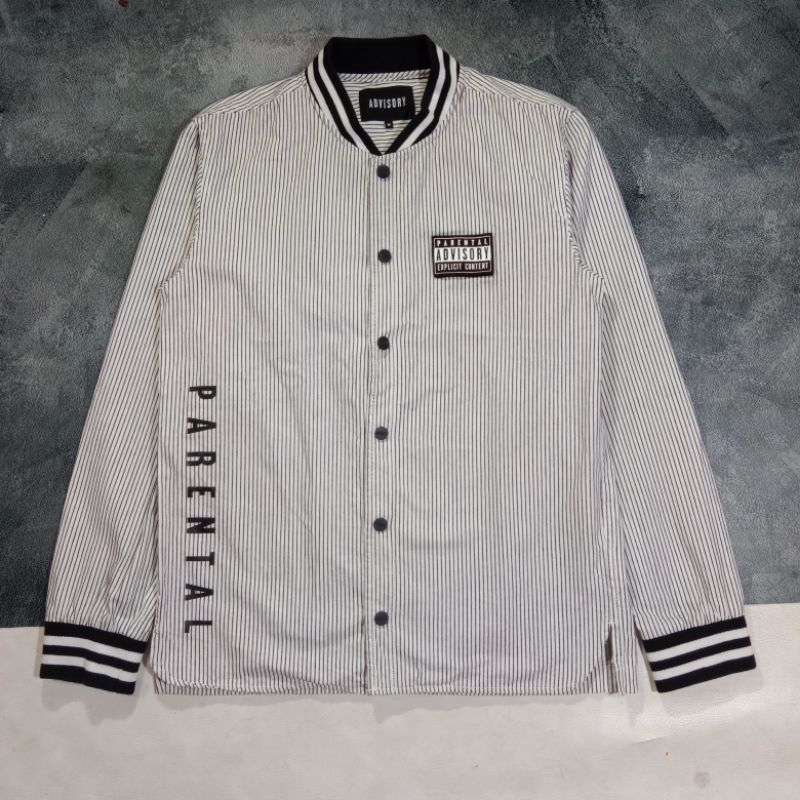 Jaket varsity parental advisory preloved