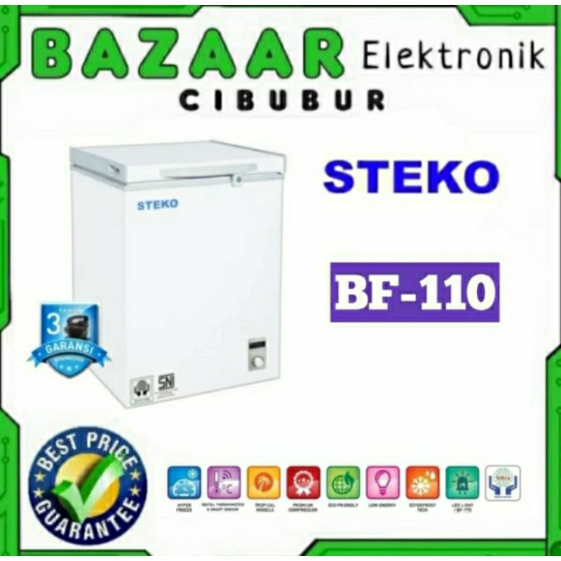 CHEST FREEZER STEKO BF 110 LEMARI PEMBEKU BF110 100L