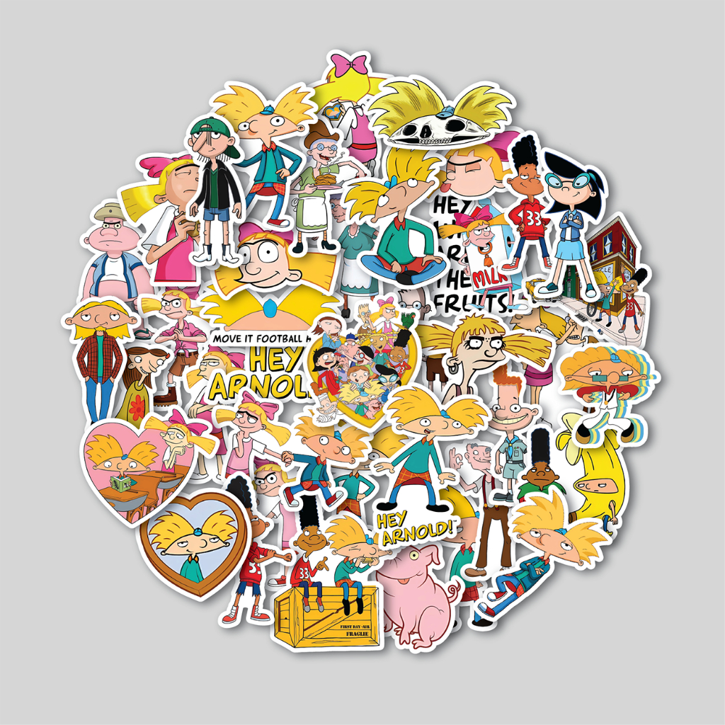 

STICKER PACK HEY ARNOLD 2 | STICKER TUMBLER | STIKER LAPTOP KOPER HELM