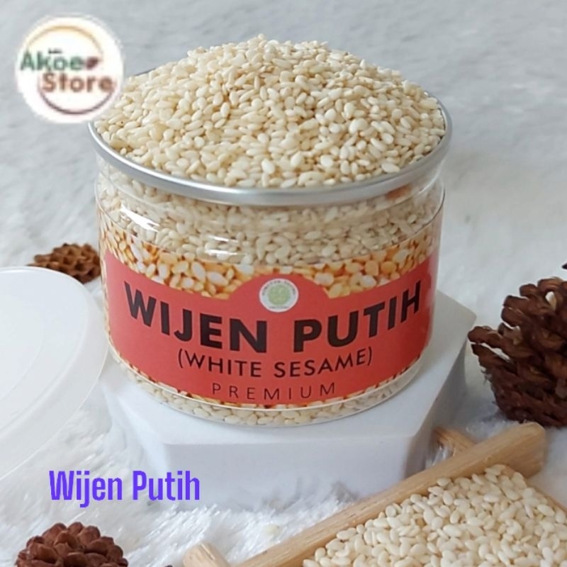 

Wijen Putih Natural White Sesame Kualitas Premium