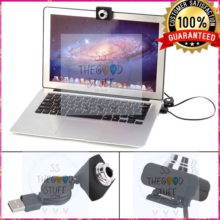 Terkini Mini USB 2.0 PC Camera HD Webcam Web Cam For PC Laptop Computer