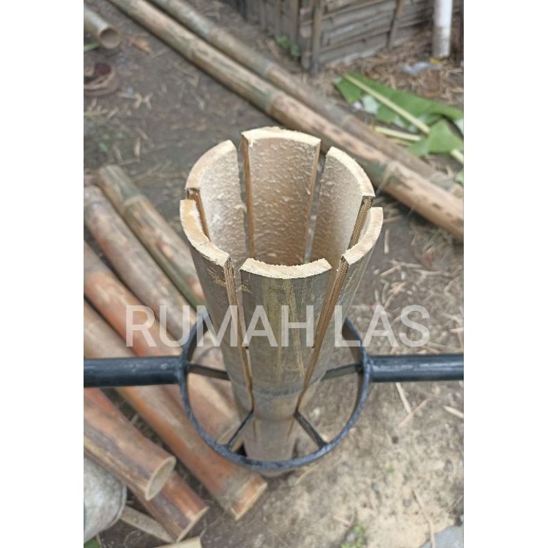 Alat Belah Bambu Manual