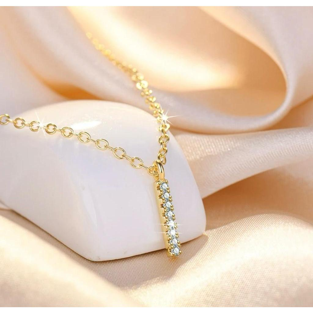 Kalung wanita logam salib / kalung rantai wanita murah religius / kalung emas salib  kalung Yesus -