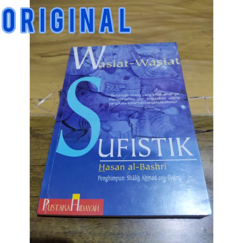 ORI LANGKA wasiat sufistik hasan al bashri basri tasawuf