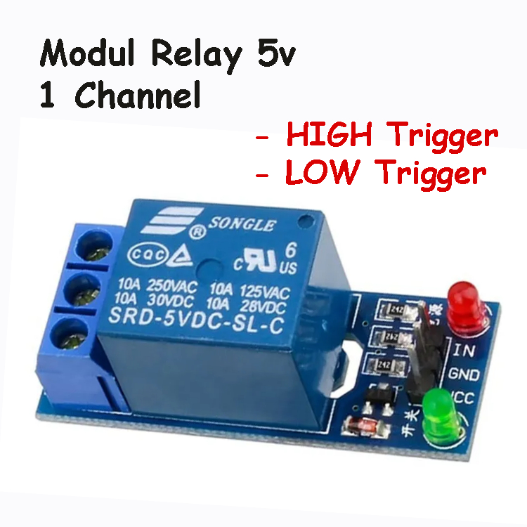 Relay Modul 1 Channel Ch 5v Module