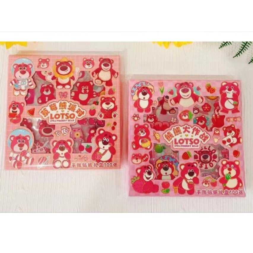 

Stiker Anak Anak Motif Lotso Bear Isi 100 Pcs